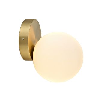 Fali lámpa, ARIA, 146014, 1xG9, opálfehér, bronz