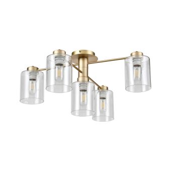 Csillár, ARROW PL5, KL100033, 5xE27, arany