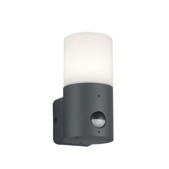 Fali lámpa, ASCOT 1 SENZOR, KL131001, 1xE27, antracit