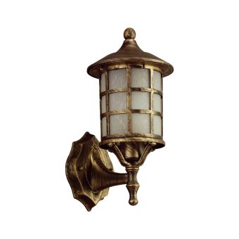 Fali lámpa, ATLANTA 1 BRONZ, KL5522, 1xE27, antikolt bronz