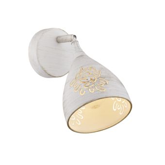 Fali lámpa, BELL 1, LY-1033, 1xE14, fehér, arany