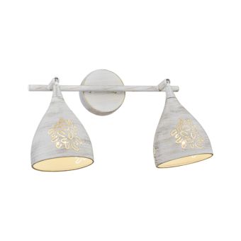 Fali lámpa, BELL 2, LY-1034, 2xE14, fehér, arany