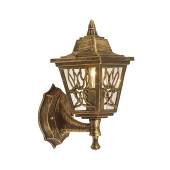 Fali lámpa, BOSTON 1 BRONZ, KL5491, 1xE27, antikolt bronz