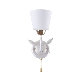 Fali lámpa, BRUSH AP1, LY-3142, 1xE27, fehér, arany