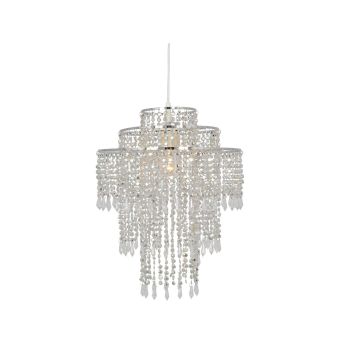 Csillár, CELINE SP1, KL0109, 1xE27, króm, átlátszó