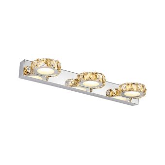 Fali lámpa, LED CHAMPAGNE, 146002, 9W, 4000K, króm, champagne