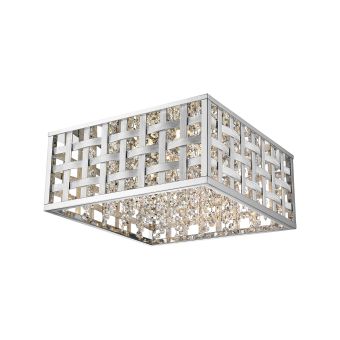 Mennyezeti lámpa, LED COLUMBUS, PL4 140001, 20W, 3000K, króm
