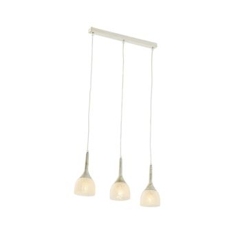 Függesztett csillár, CRACK SP3, KL6619, 3xE27, fehér, arany