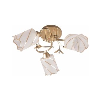 Csillár, CRETA 3, LY-3382, 3xE27, fehér, arany
