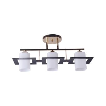 Csillár, CUBE 3, LY-3106, 3xE27, fehér, wenge, arany