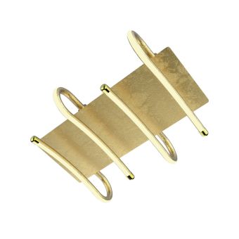 Mennyezeti lámpa, LED CYBER PL4, KL6429, 20W, 3000K, arany