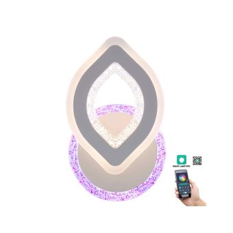 Fali lámpa, LED DORIS AP1, KL151050, 30W, 3000-6500K, fehér