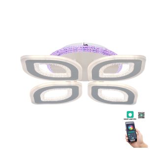 Mennyezeti lámpa, LED DORIS PL2+2, KL151071, 94W, 3000-6500K, fehér