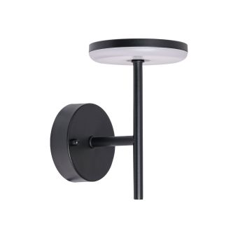 Fali lámpa, LED DOVER 1 BLACK, KL121064, 6W, 4000K, fekete