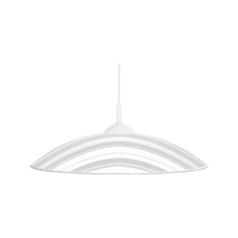 Függesztett csillár, DUNE PND 40, LY-6079, 1xE27, fehér, ezüst