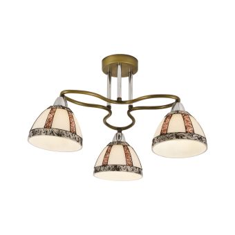 Csillár, ECHO 3, KL6607, 3xE14, fehér, többszínű