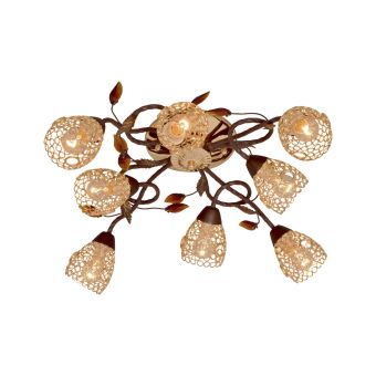 Csillár, EGIPT PL8, KL7163, 8xE14, arany