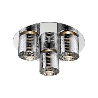 Mennyezeti lámpa, LED EVOLUTION PL3, 140009, 15W, 3000K, króm