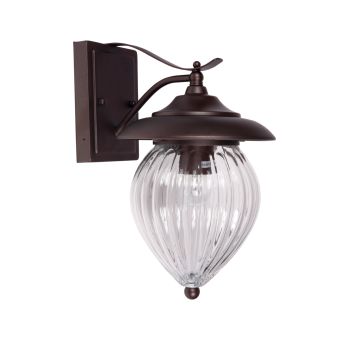 Fali lámpa, EXETER 3, KL6682, 1xE27, sötétbarna