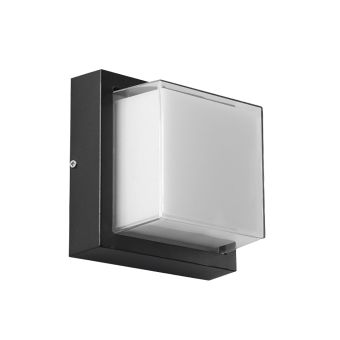 Fali lámpa, LED FEISS 1, KL121024, 12W, 4000K, fekete
