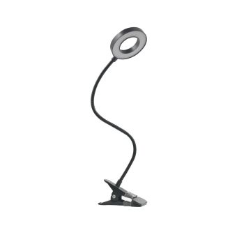 Asztali lámpa, LED FLEX, KL148009, 8W, 3000-4500-6500K, fekete