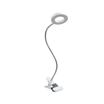 Asztali lámpa, LED FLEX, KL148010, 8W, 3000-4500-6500K, fehér