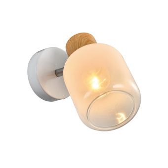 Fali lámpa, GENTLE AP1, KL161015, 1xE27, fehér, natúr