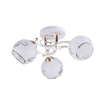 Csillár, GINA 3, LY-3101, 3xE27, fehér, arany