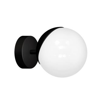 Fali lámpa, GLOBE AP1, KL101034, 1xE14, fekete