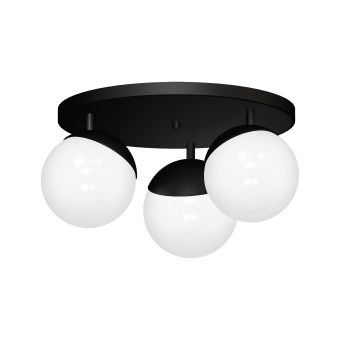 Mennyezeti lámpa, GLOBE PL3, KL100027, 3xE14, fekete