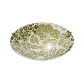 Mennyezeti lámpa, GRACE D400, KL5820, 2xE27, fehér, zöld