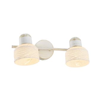 Fali lámpa, GRASS AP2, KL6621, 2xE27, fehér, arany