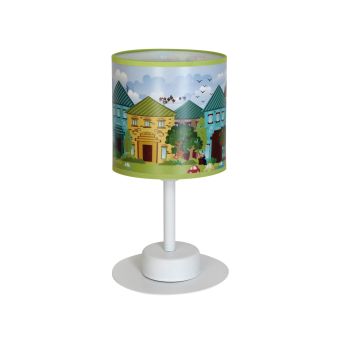 Asztali lámpa, HOUSE TL1, KL6597, 1xE27, fehér, többszínű