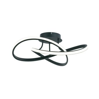 Mennyezeti lámpa, LED INTRIGUE PL1 NEGRU, KL140020, 40W, 4000K, fekete