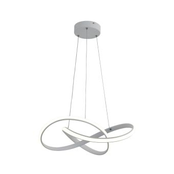 LED Függesztett csillár, INTRIGUE SP1 ALB, KL142047, 40W, 4000K, fehér