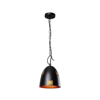 Függesztett csillár, JANUS 1, KL6365, 1xE27, fekete, réz