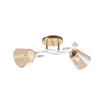 Csillár, KARMA 2, LY-3350, 2xE27, borostyánszín, fehér