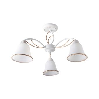 Csillár, KELLY 3, LY-3266, 3xE27, fehér, arany