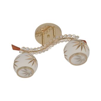 Csillár, KOKAI 2, LY-3031, 2xE27, fehér, arany