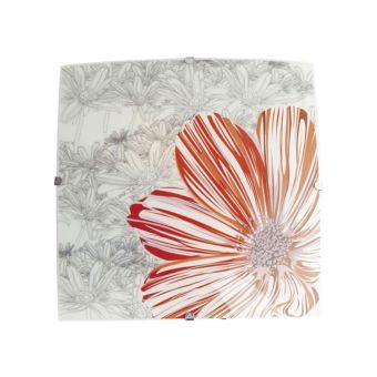 Mennyezeti lámpa, KRIZA 400, KL5814, 3xE27, fehér, szürke, piros