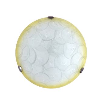 Mennyezeti lámpa, LANA D300, KL100019, 1xE27, fehér, sárga