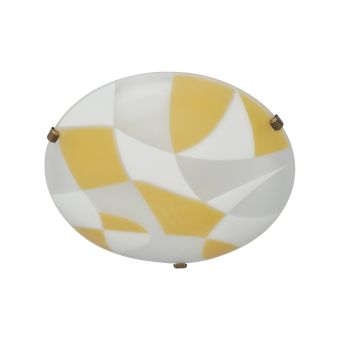 Mennyezeti lámpa, LARISSA D400, KL5254, 2xE27, fehér, többszínű