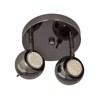 Mennyezeti lámpa, LIN 2, KL5649, 2xGU10, titánszín