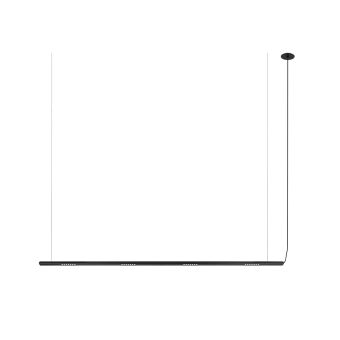 LED Függesztett csillár, LINE 24W BR, 142057, 24W, 4000K, fekete