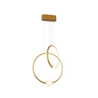 LED Függesztett csillár, LIV, 142040, 50W, 3000K, matt arany