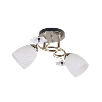 Csillár, LOLA 2, LY-3080, 2xE27, fehér, arany