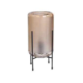 Asztali lámpa, LOLITA TL1 AMBRA, KL108030, 1xE27, borostyánszín