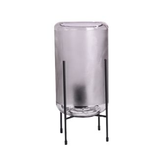 Asztali lámpa, LOLITA TL1 GRI, KL108028, 1xE27, szürke