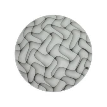 Mennyezeti lámpa, LUNAR D400, LY-6104, 2xE27, fehér, fekete