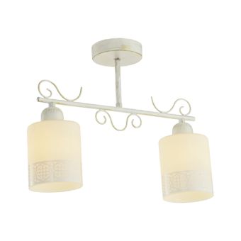 Csillár, LYRIC PL2, KL6093, 2xE27, fehér, arany